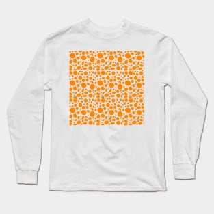 Orange dots pattern Long Sleeve T-Shirt